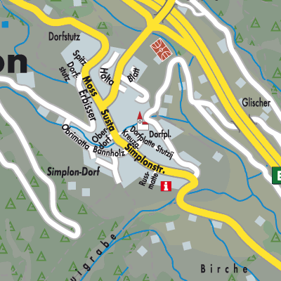 Simplon - Stadtpläne und Landkarten