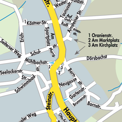 Stadtplan Singhofen