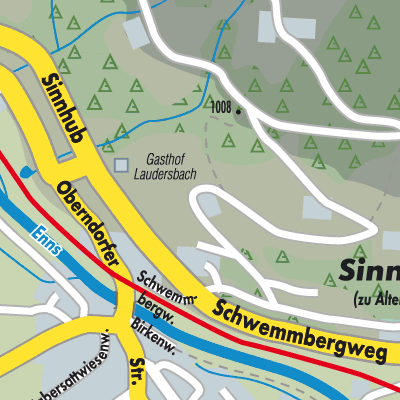 Stadtplan Sinnhub