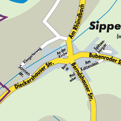 Stadtplan Sipperhausen