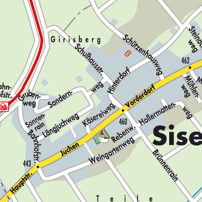 Stadtplan Siselen
