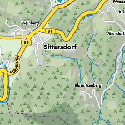 Übersichtsplan Sittersdorf