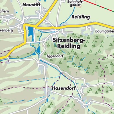 Übersichtsplan Sitzenberg-Reidling