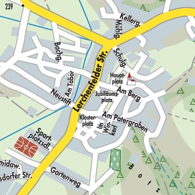 Stadtplan Sitzendorf an der Schmida