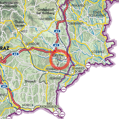 Landkarte Söchau