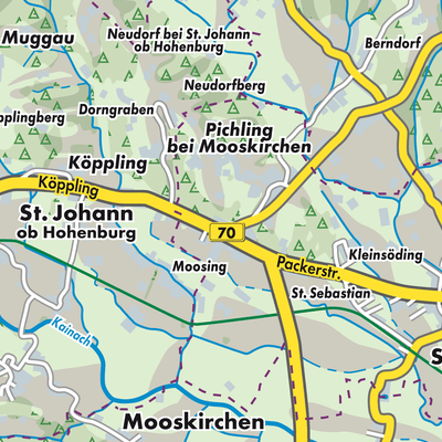 Übersichtsplan Söding-St. Johann