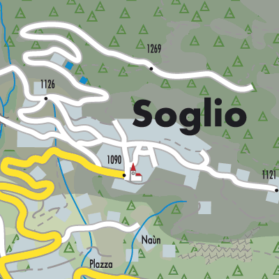 Stadtplan Soglio