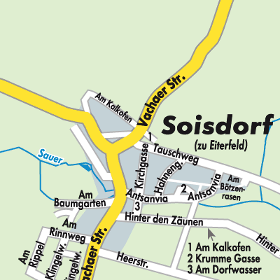 Stadtplan Soisdorf