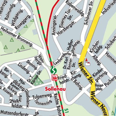 Stadtplan Sollenau