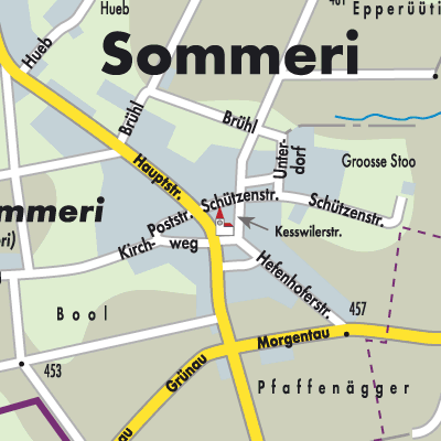 Stadtplan Sommeri