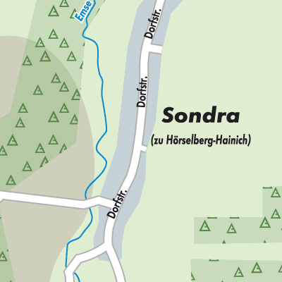 Stadtplan Sondra