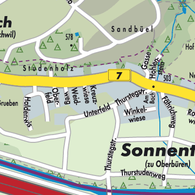 Stadtplan Sonnental