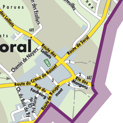 Stadtplan Soral