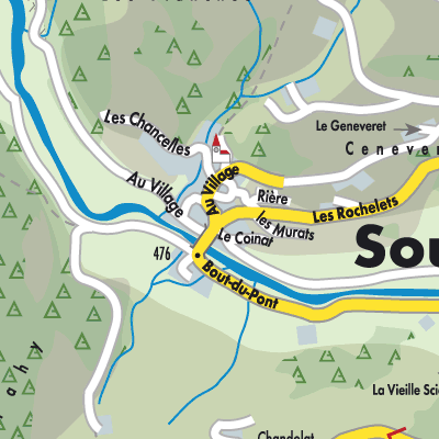 Stadtplan Soubey