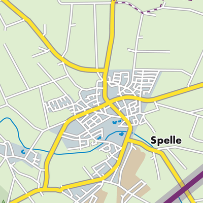 Übersichtsplan Spelle