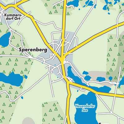 Übersichtsplan Sperenberg