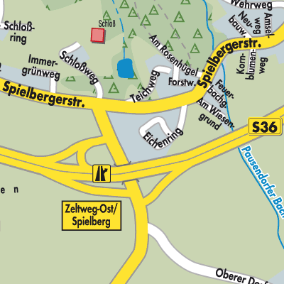 Stadtplan Spielberg