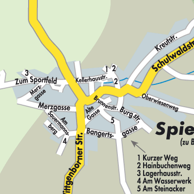 Stadtplan Spielberg