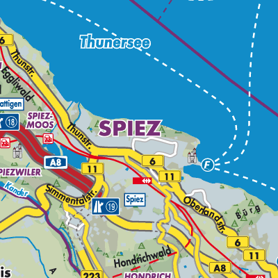 Übersichtsplan Spiez