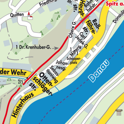 Stadtplan Spitz
