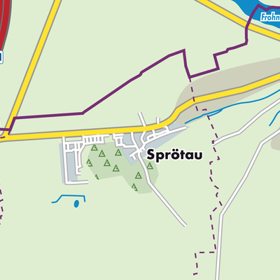 Übersichtsplan Sprötau