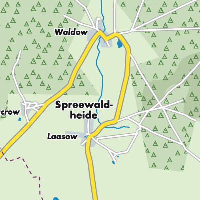 Übersichtsplan Spreewaldheide