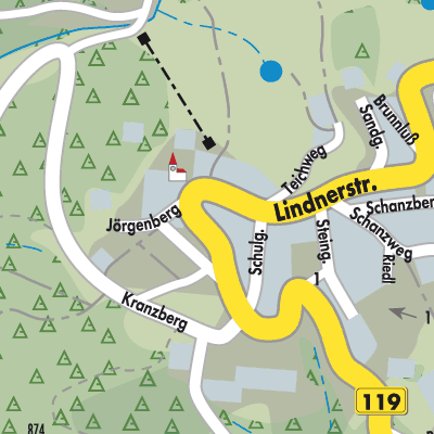 Stadtplan St. Georgen am Walde