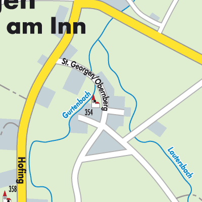 Stadtplan St. Georgen bei Obernberg am Inn