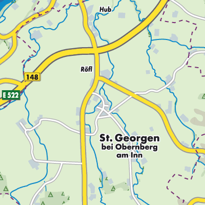 Übersichtsplan St. Georgen bei Obernberg am Inn