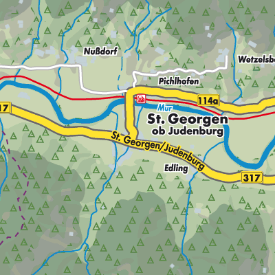 Übersichtsplan St. Georgen ob Judenburg