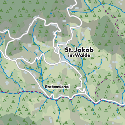 Übersichtsplan St. Jakob im Walde