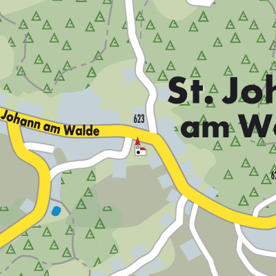 Stadtplan St. Johann am Walde