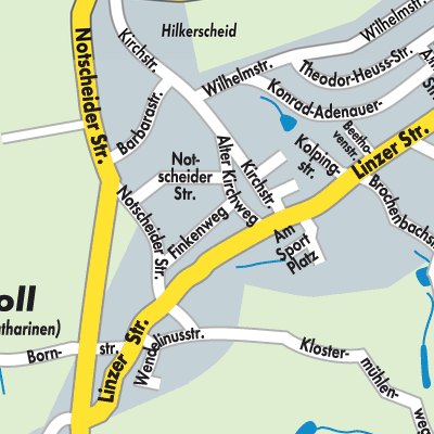 Stadtplan Sankt Katharinen