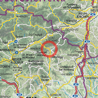 Landkarte St. Kathrein am Hauenstein