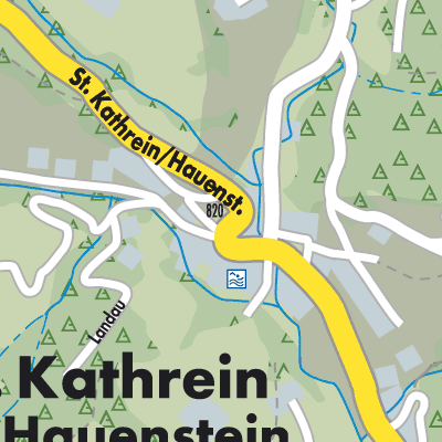 Stadtplan St. Kathrein am Hauenstein