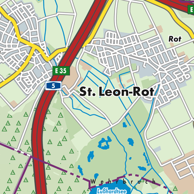 Übersichtsplan St. Leon-Rot