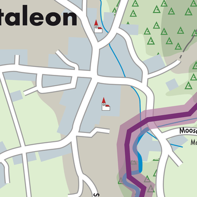 Stadtplan St. Pantaleon