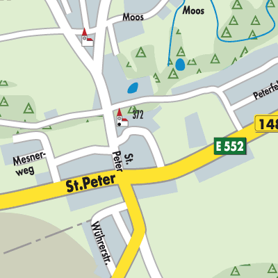 Stadtplan St. Peter am Hart