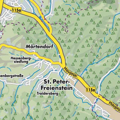 Übersichtsplan St. Peter-Freienstein