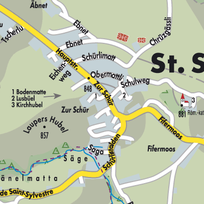 Stadtplan St. Silvester