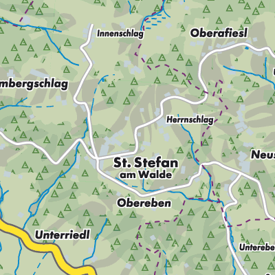 Übersichtsplan St. Stefan-Afiesl