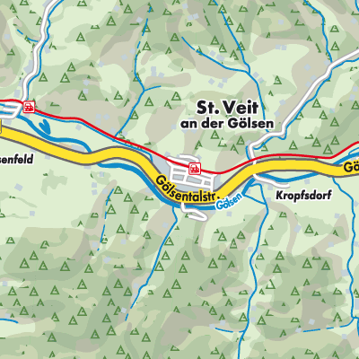 Übersichtsplan St. Veit an der Gölsen