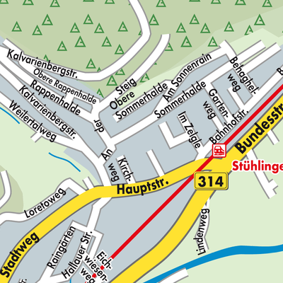Stadtplan Stühlingen