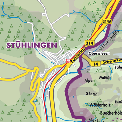 Übersichtsplan Stühlingen