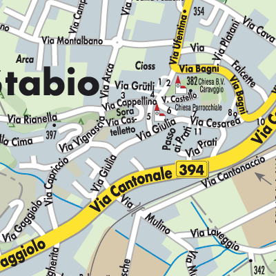 Stadtplan Stabio