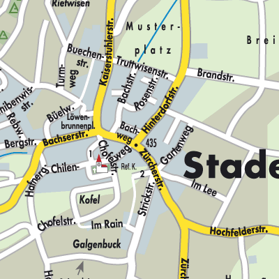 Stadtplan Stadel