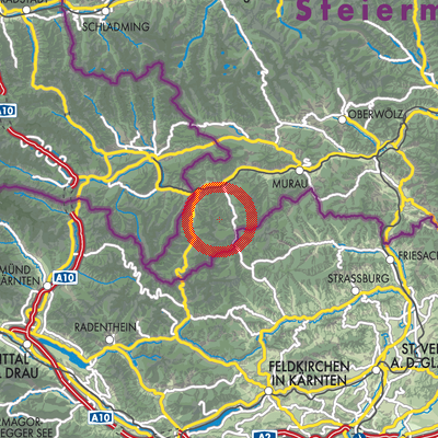Landkarte Stadl-Predlitz