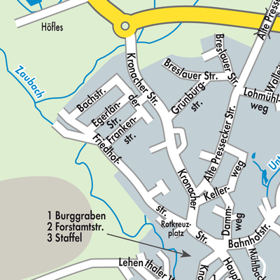 Stadtplan Stadtsteinach (VGem)