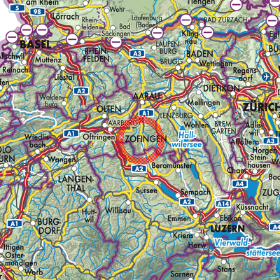 Landkarte Staffelbach