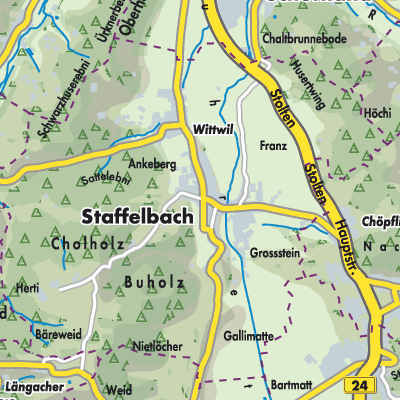 Übersichtsplan Staffelbach